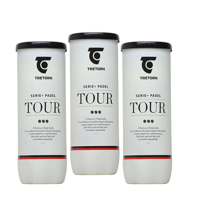 Tretorn Serie+ x3 Padel Tour - 3 rør