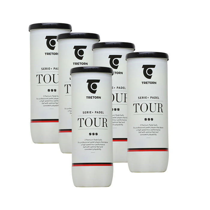 Tretorn Serie+ x3 Padel Tour - 5 rør