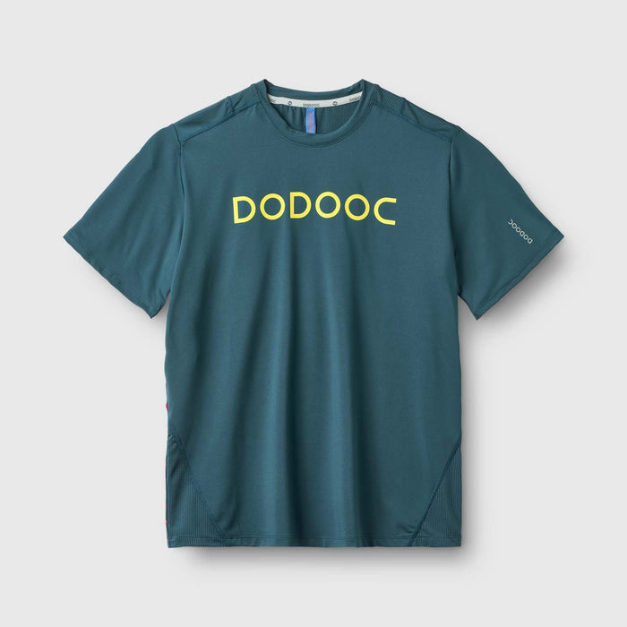 DODOOC Ronda T-shirt Womens Petrol med gråt logo på bryst