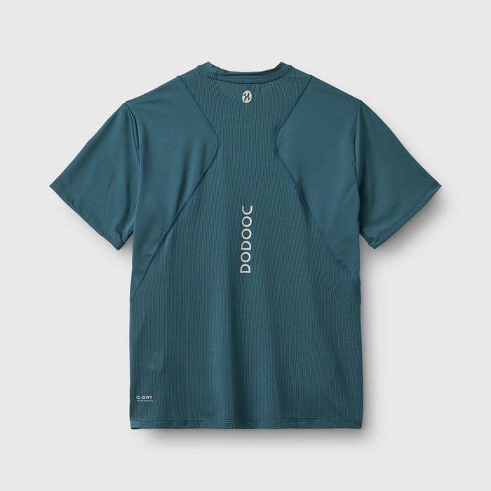 DODOOC Ronda T-shirt Womens Petrol med gråt logo på bryst