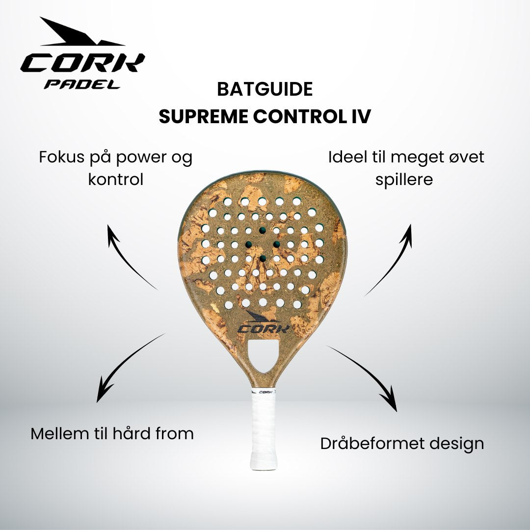 Cork Supreme Control IV Padelbat 2026