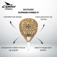 Cork Supreme Hybrid IV Padelbat 2026