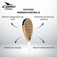 Cork Premium Control III Padelbat 2026