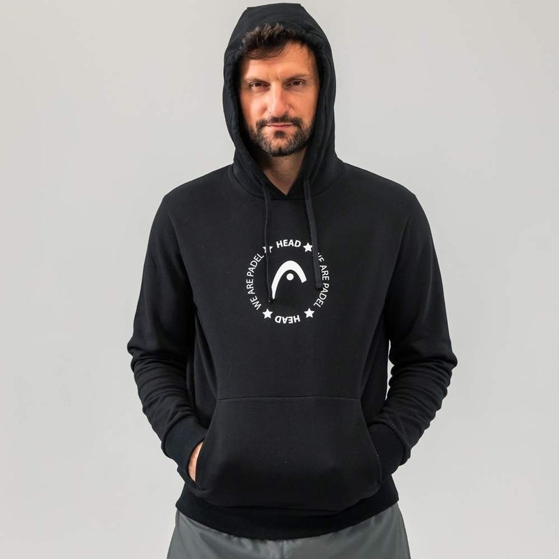 Head Padel Hoodie Men / Sort