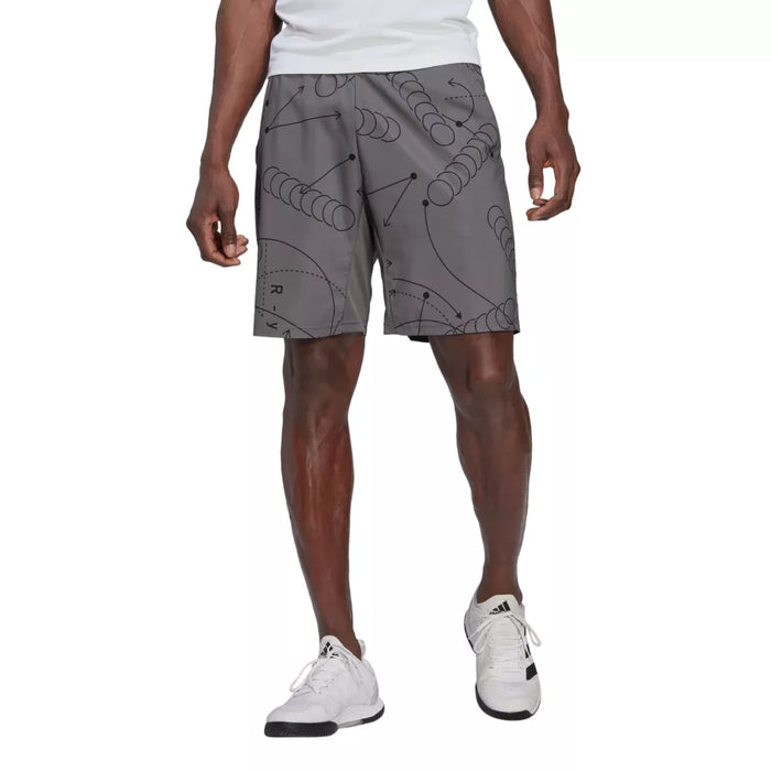 Adidas Club Graphic Shorts Men / Grå