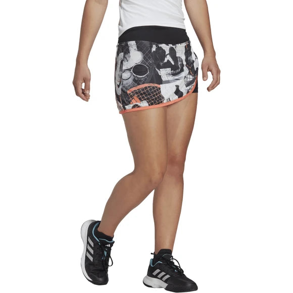 Adidas Club Graphic Skirt Hvid