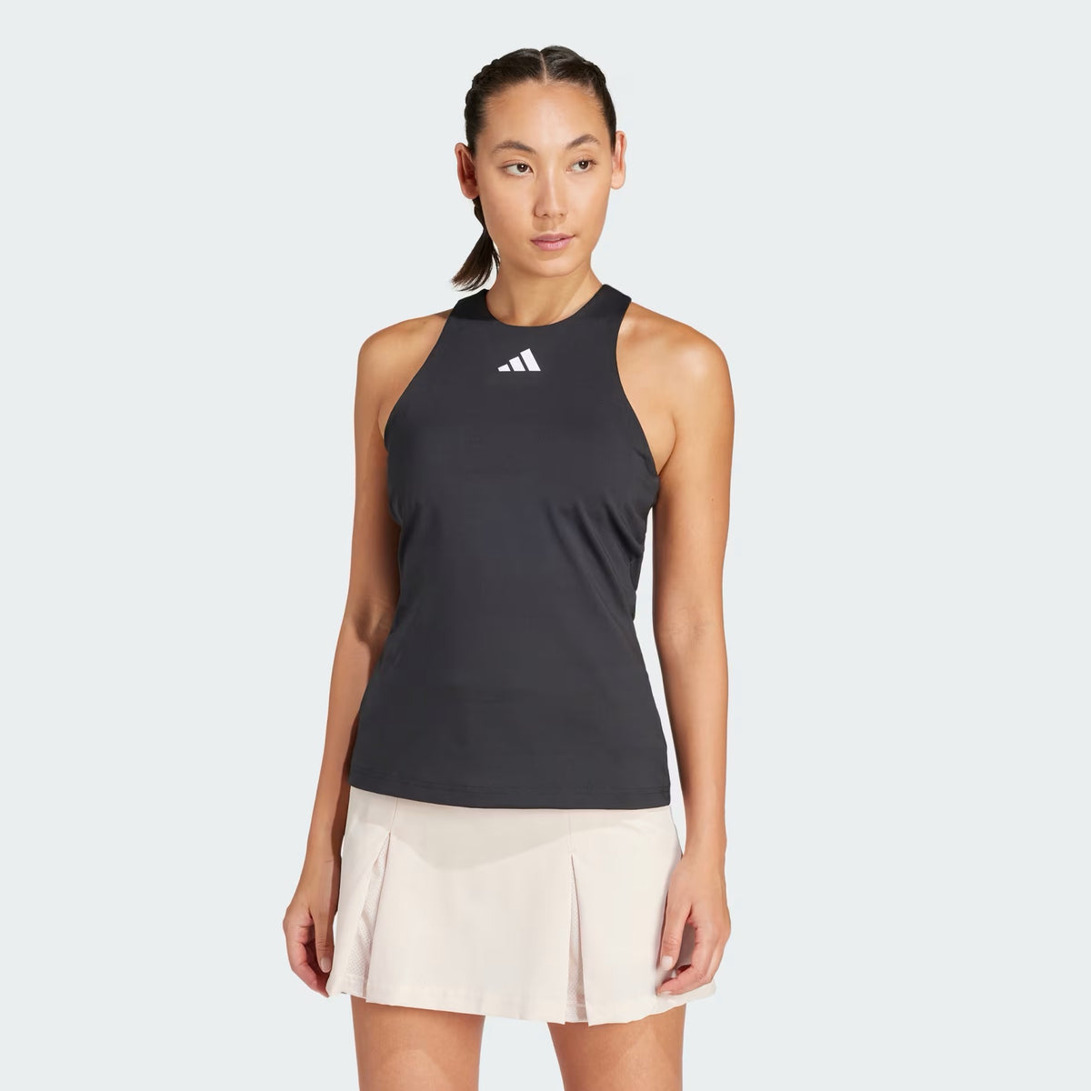 Adidas Y-Tank Top med indbygget BH Sort