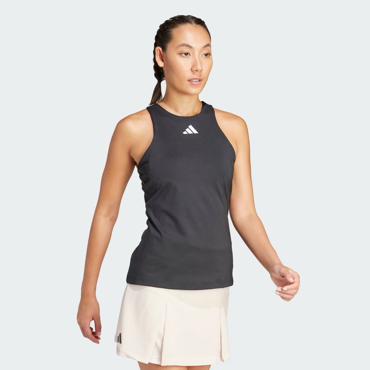 Adidas Y-Tank Top med indbygget BH Sort