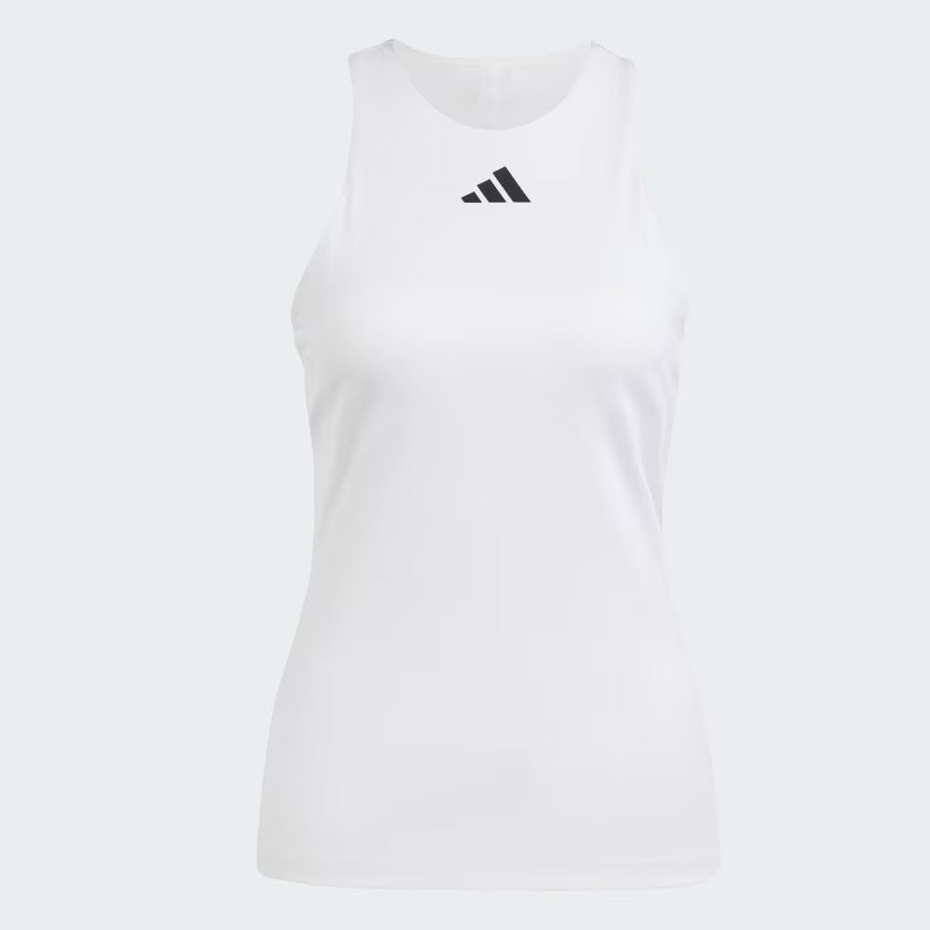 Adidas Y-Tank Top med indbygget BH Hvid