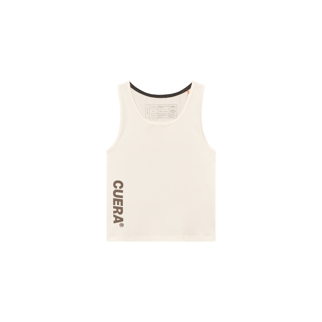 Cuera Oncourt Slim Tank Top Off White Womens