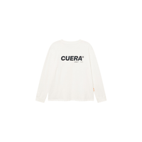 Cuera Offcourt Logo Long Sleeve Off White/Black