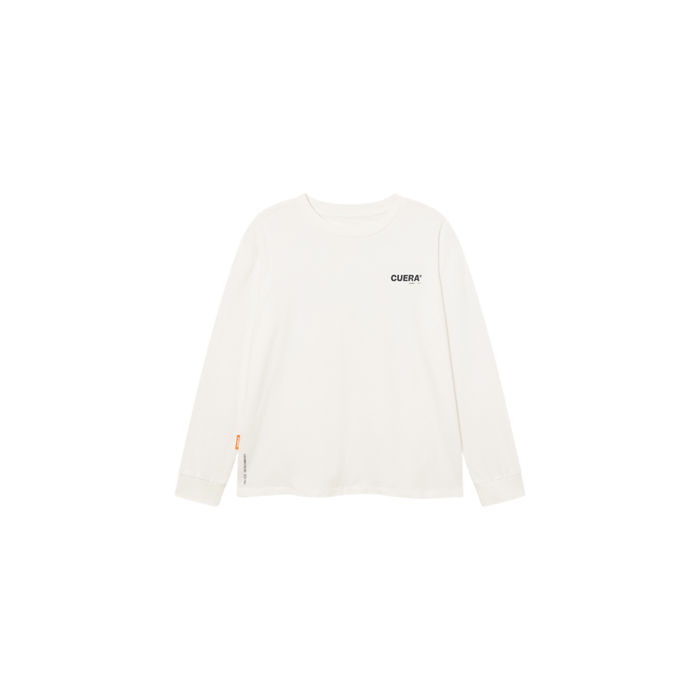 Cuera Offcourt Logo Long Sleeve Off White/Black