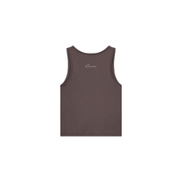 Cuera Oncourt Slim Tank Top Dark Brown Womens