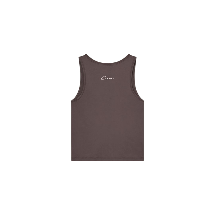 Cuera Oncourt Slim Tank Top Dark Brown Womens