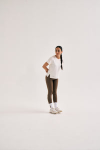 Cuera Oncourt Slit Top SS Off White Womens
