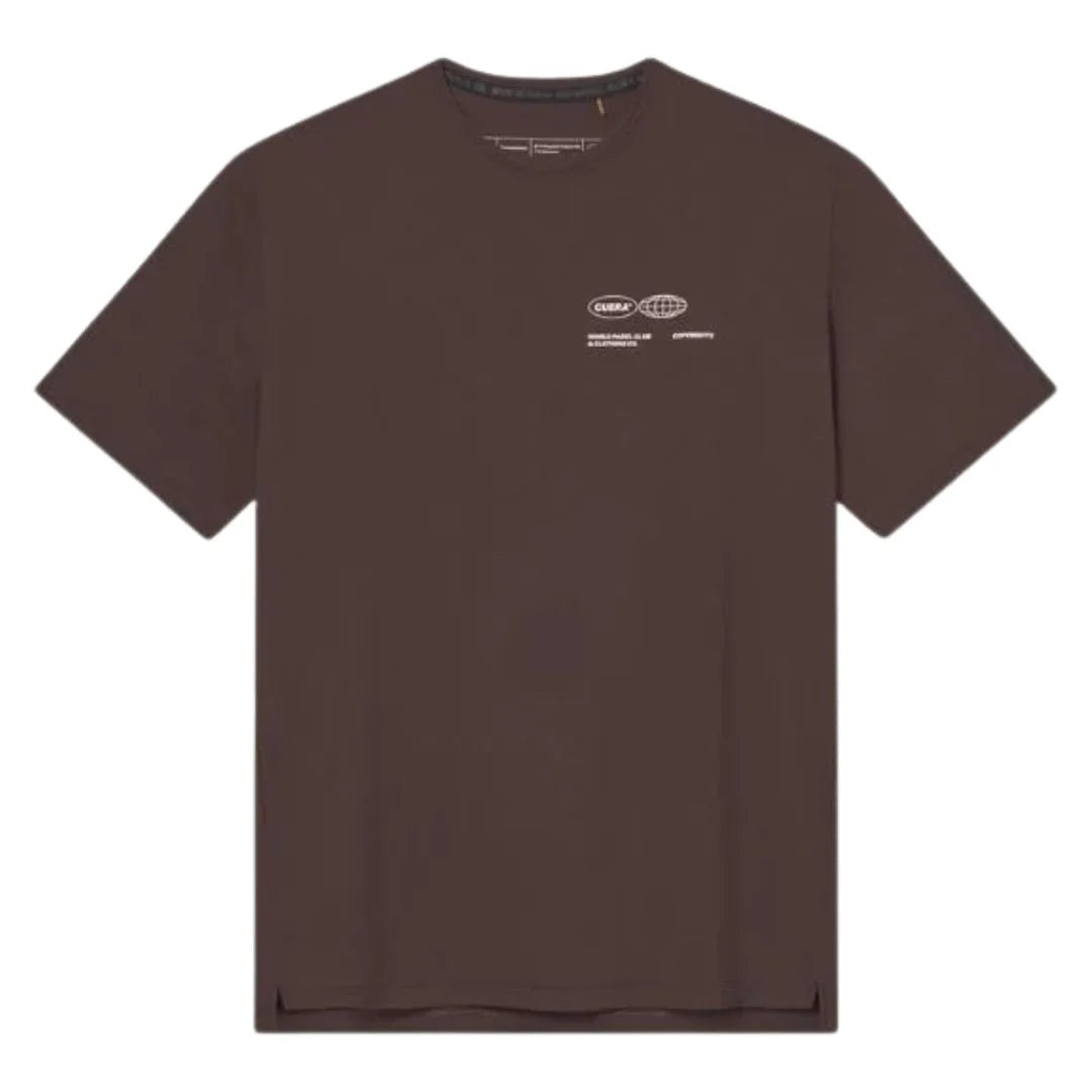 Cuera Oncourt Logo T-shirt Dark Brown Mens
