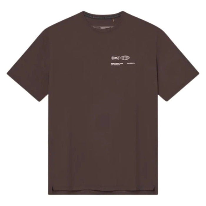 Cuera Oncourt Logo T-shirt Dark Brown Mens