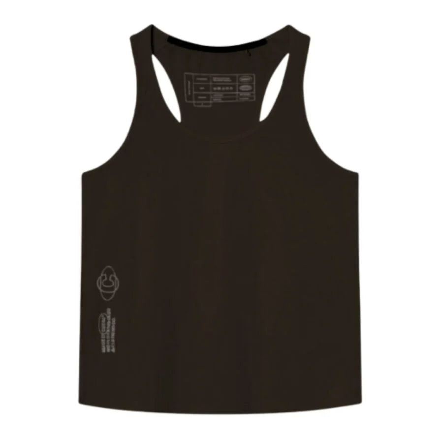 Cuera Oncourt Slim Tank Top Dark Brown Womens