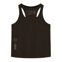 Cuera Oncourt Slim Tank Top Dark Brown Womens