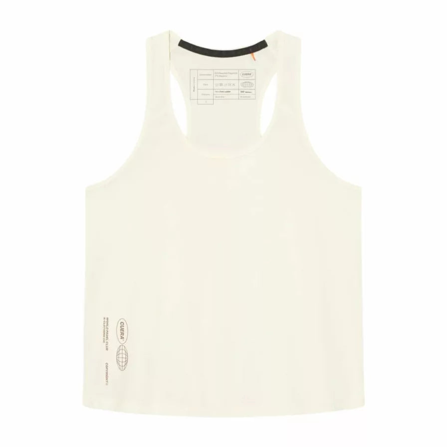 Cuera Oncourt Airy Tank Top Off White Womens