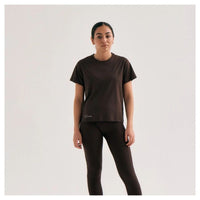 Cuera Oncourt Slit Top SS Dark Brown Womens