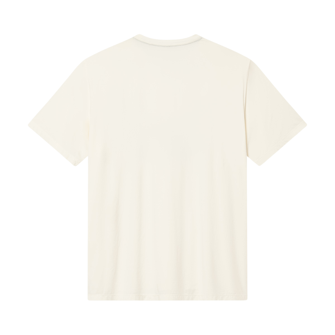Cuera Active WPC Light Weight T-shirt Off White/Valnød Mens