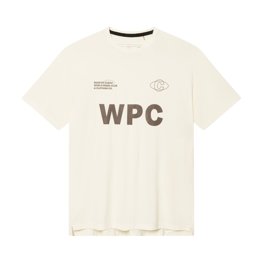 Cuera Active WPC Light Weight T-shirt Off White/Valnød Mens