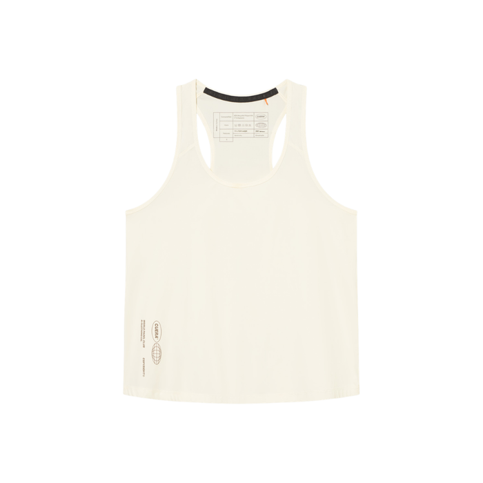 Cuera Oncourt Airy Tank Top Off White Womens