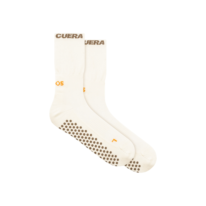 Cuera Oncourt Grip Sock Off White