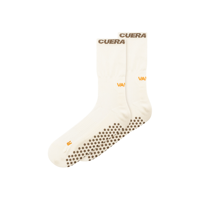 Cuera Oncourt Grip Sock Off White