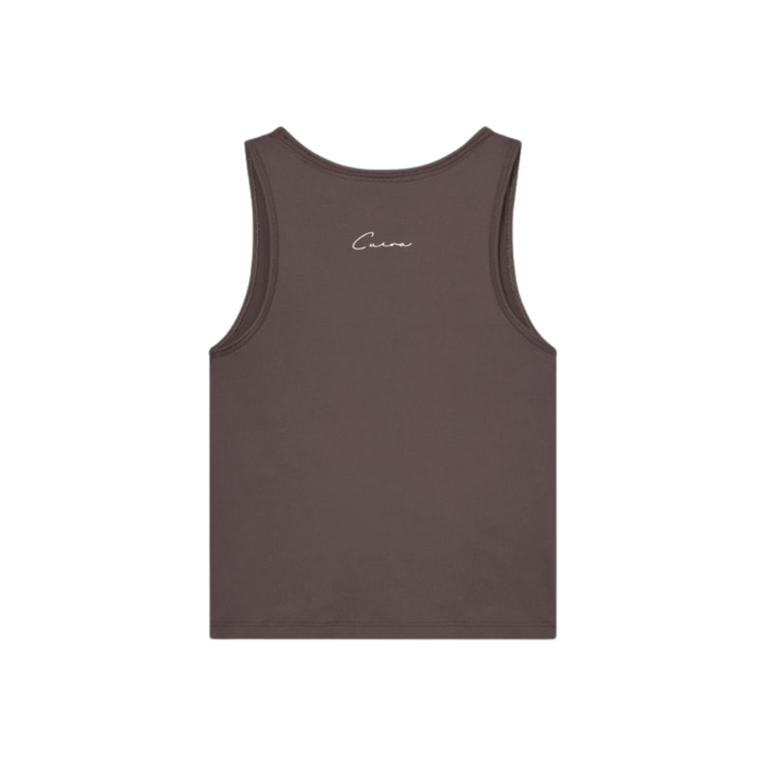 Cuera Oncourt Slim Tank Top Dark Brown Womens