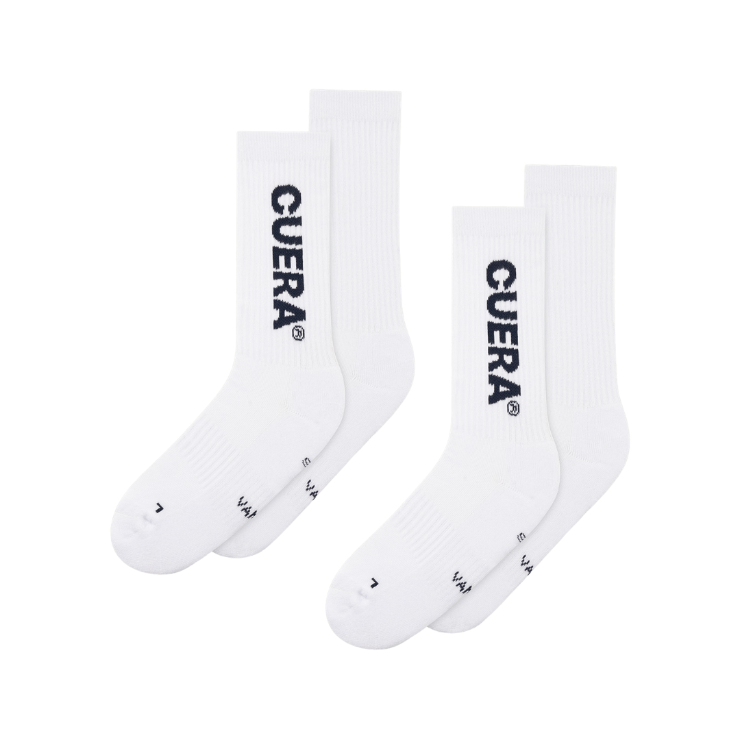 Cuera Padel Socks 2-Pack Hvid/Navy