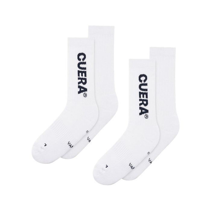 Cuera Padel Socks 2-Pack Hvid/Navy