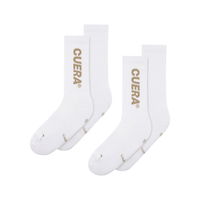 Cuera Padel Socks 2-Pack Hvid/Valnød