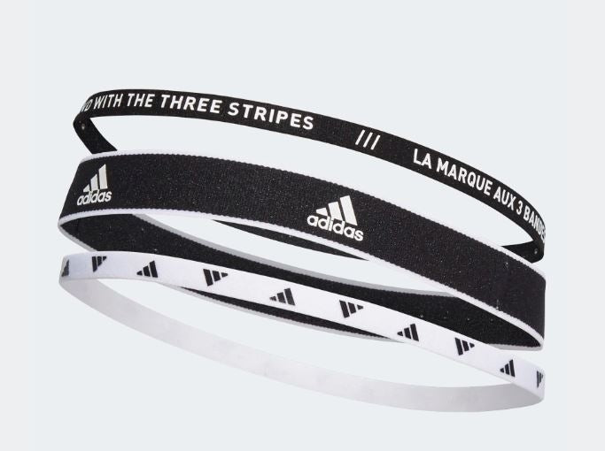 Adidas 3-Pack Headband / Sort