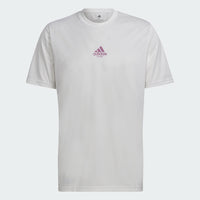 Adidas M Padel Graphic Tee / Hvid