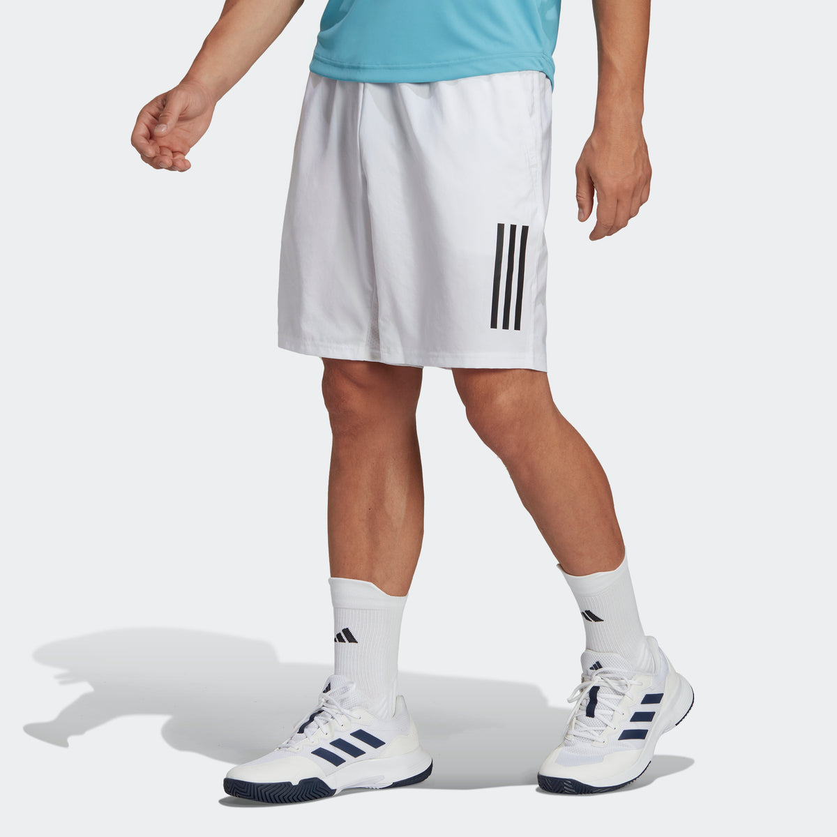 Adidas Club 3-Stribe Shorts, hvid