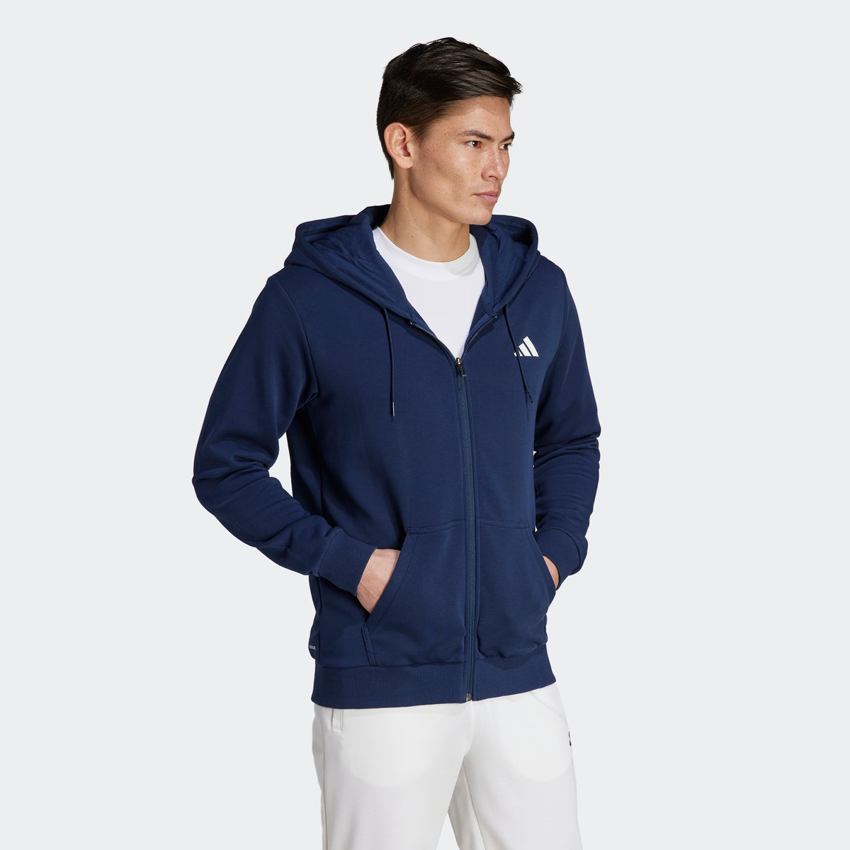 Adidas Club Teamwear Graphic Full-Zip, Navy