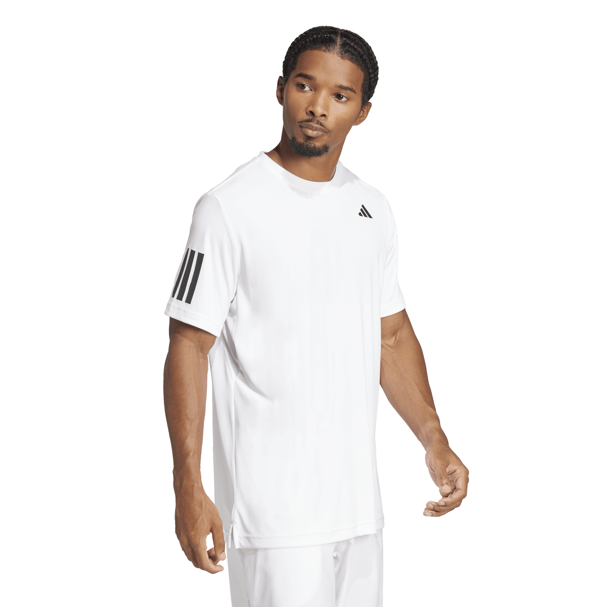 Adidas Club 3-Stripe Tee Hvid