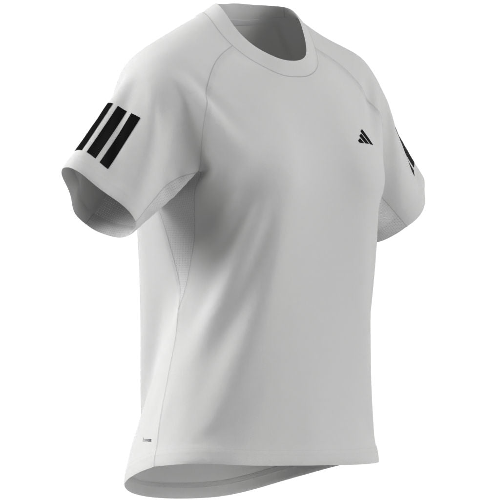 Adidas Club 3-Stripe Tee Mens Hvid