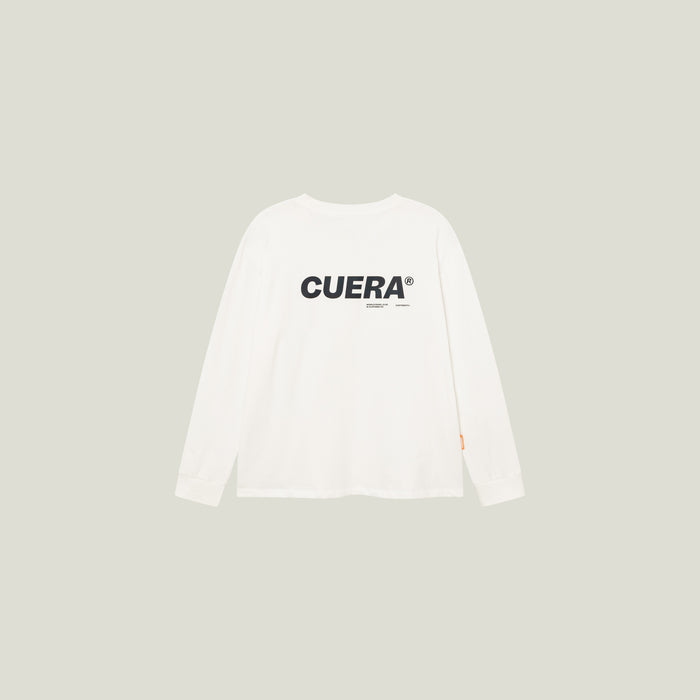 Cuera Offcourt Logo Long Sleeve Off White/Black