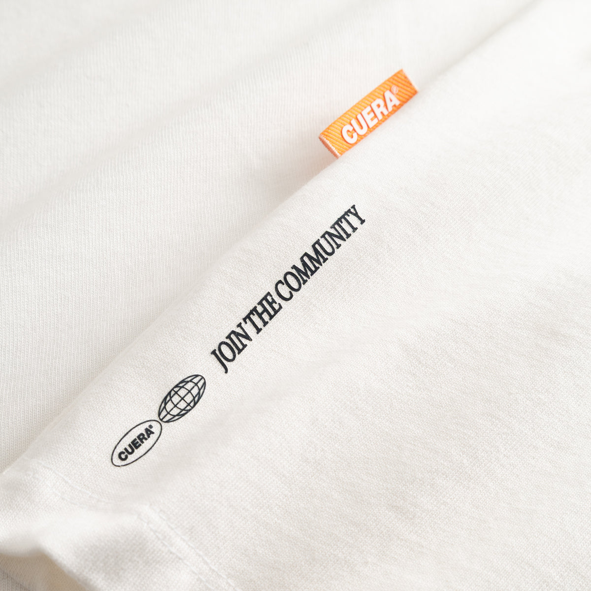 Cuera Offcourt Logo Long Sleeve Off White/Black