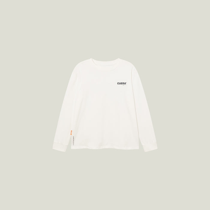 Cuera Offcourt Logo Long Sleeve Off White/Black