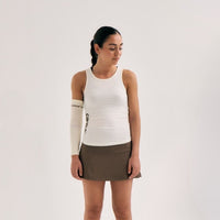 Cuera Oncourt Slim Tank Top Off White Womens