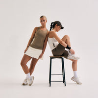 Cuera Oncourt Slim Tank Top Off White Womens