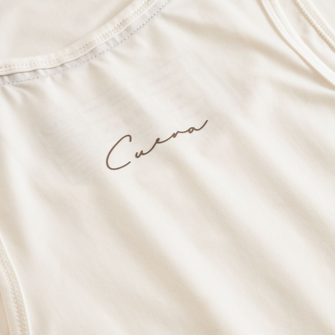 Cuera Oncourt Slim Tank Top Off White Womens