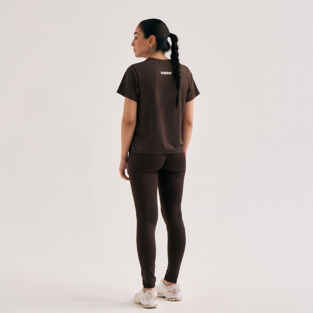 Cuera Oncourt Slit Top SS Dark Brown Womens