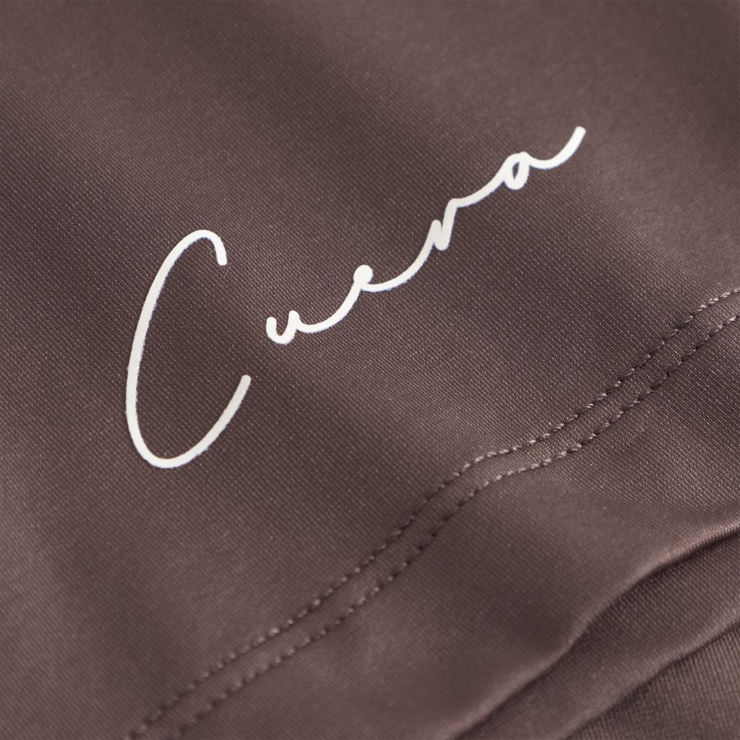 Cuera Oncourt Slit Top SS Dark Brown Womens