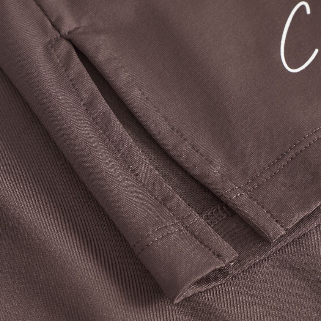 Cuera Oncourt Slit Top SS Dark Brown Womens