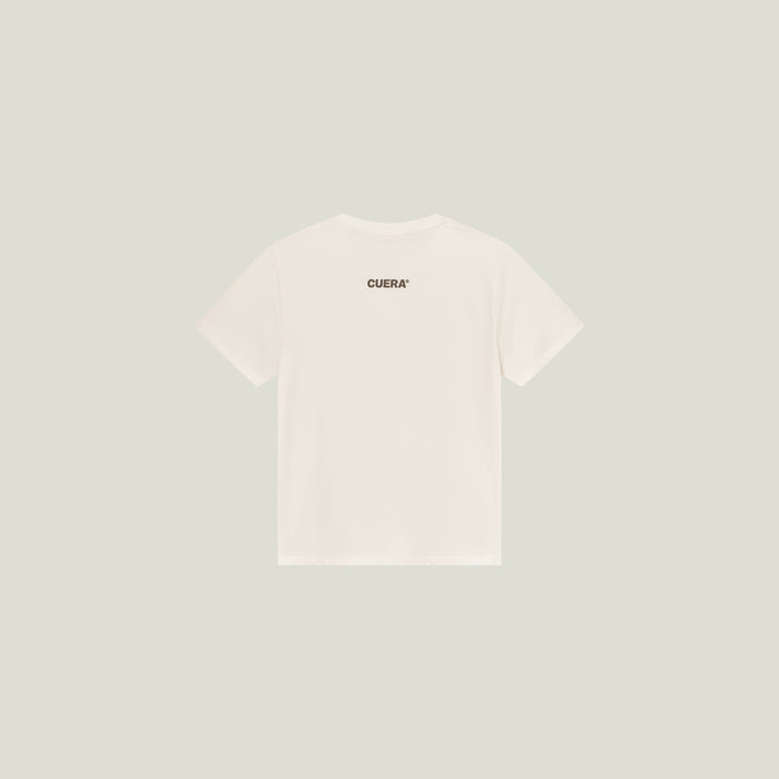 Cuera Oncourt Slit Top SS Off White Womens